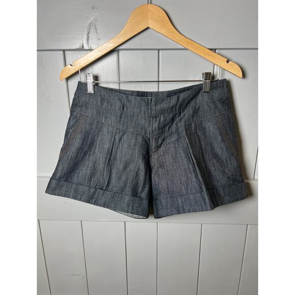 Forever Twenty One Women's Dark Blue Jean Shorts Size 28 - Picture 2 of 8
